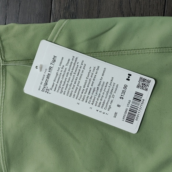 NWT Lululemon Invigorate High Rise Leggings - Picture 4 of 6